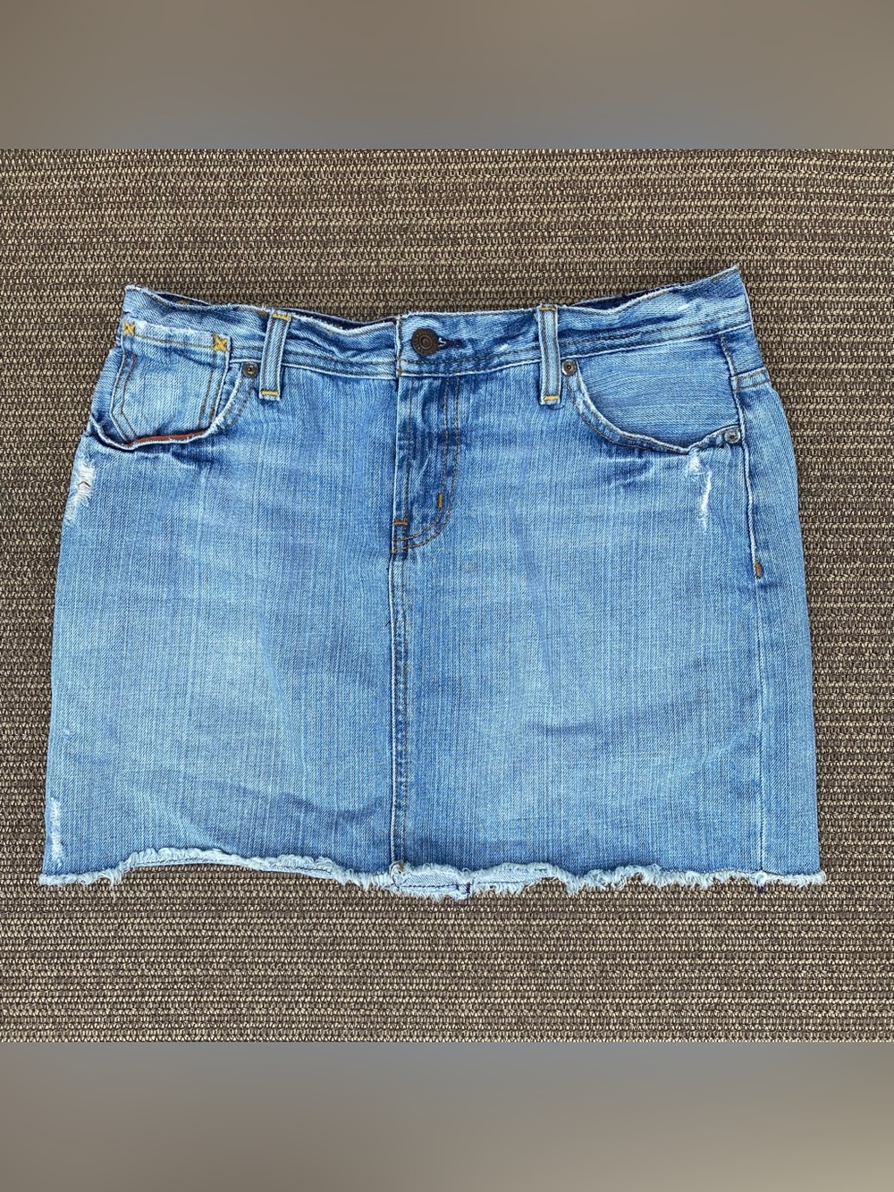 Polo by Ralph Lauren Light Blue Denim Mini Skirt